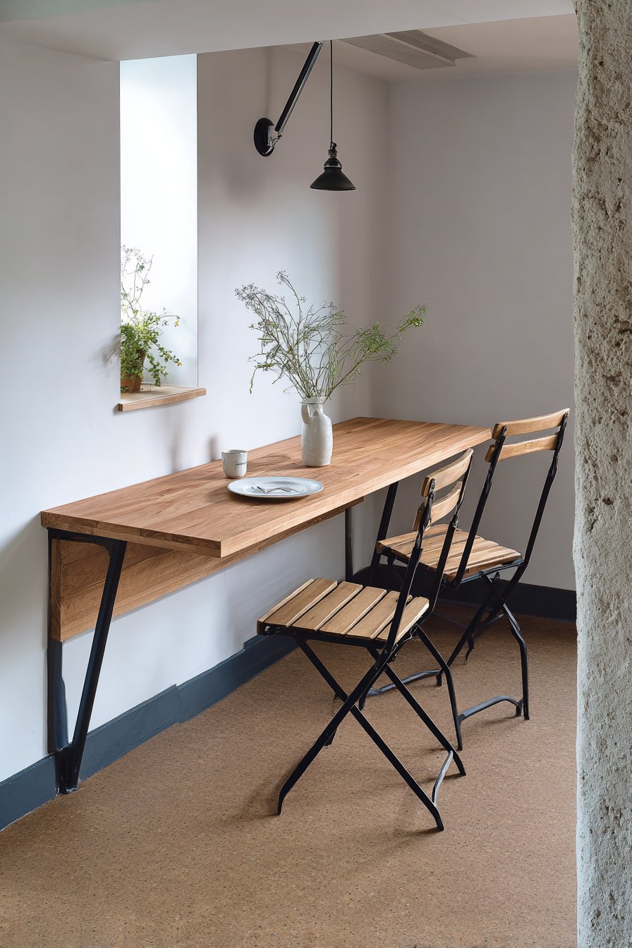 Trestle-Style Ash with Mediterranean Warmth