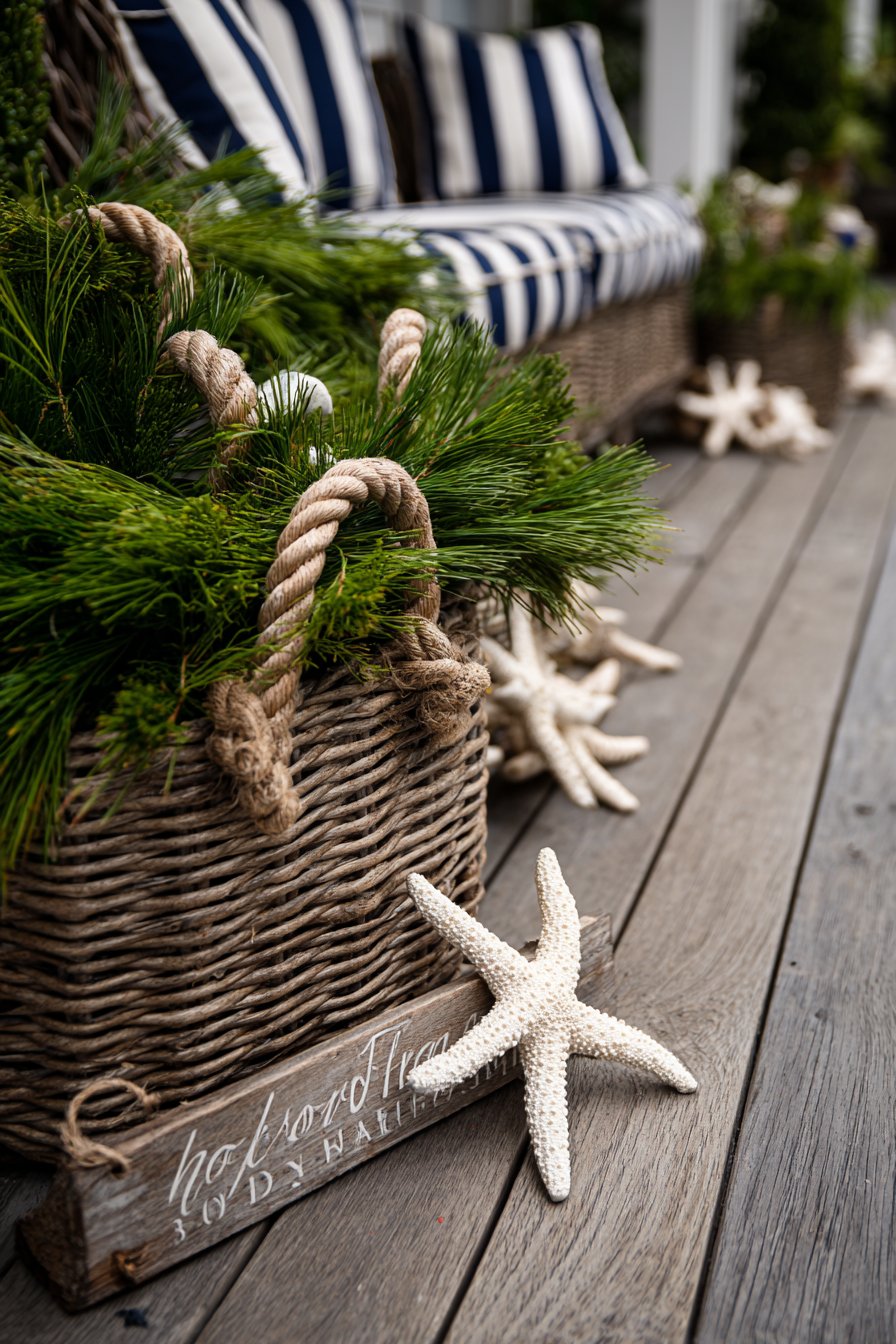 Coastal Nautical Christmas Theme