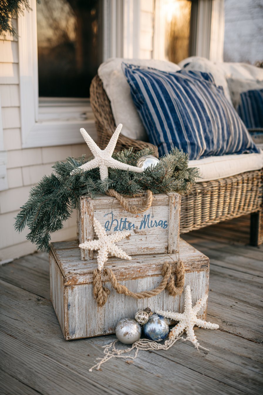 Coastal Nautical Christmas Theme