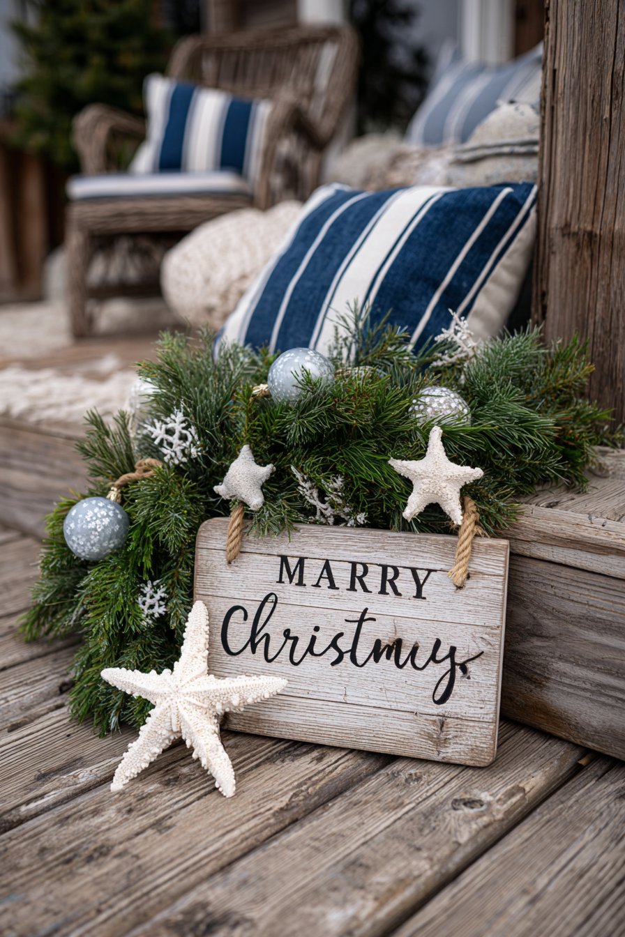 Coastal Nautical Christmas Theme