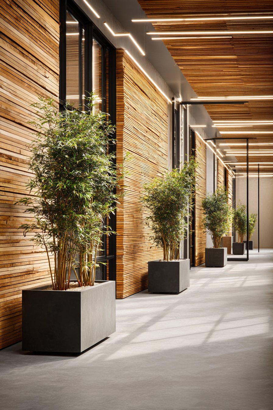 Asian Fusion with Teak Wood Screening