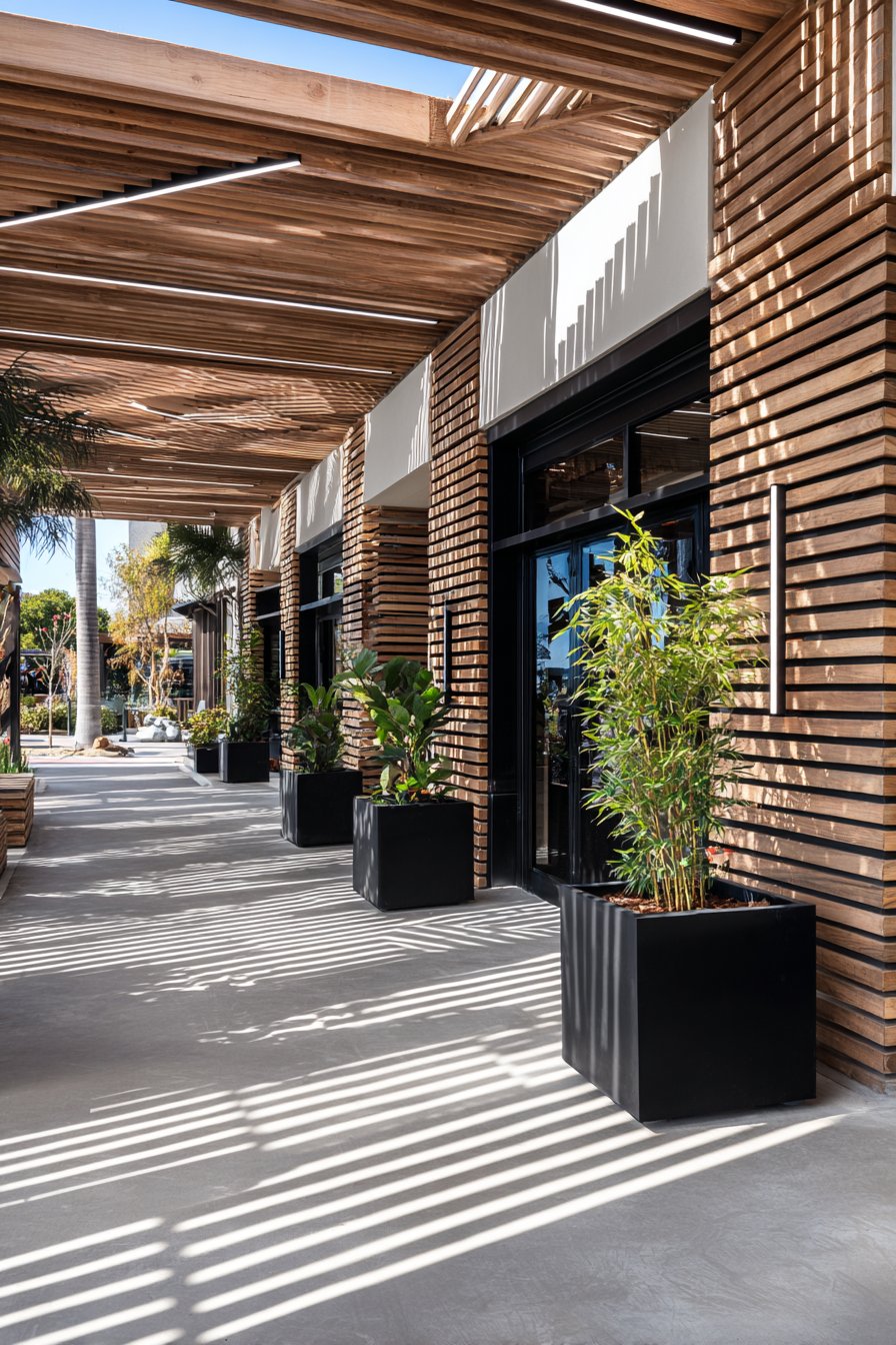 Asian Fusion with Teak Wood Screening