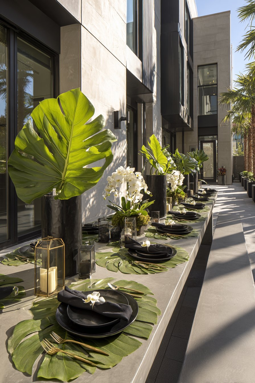 Contemporary Tropical with Architectural Elements