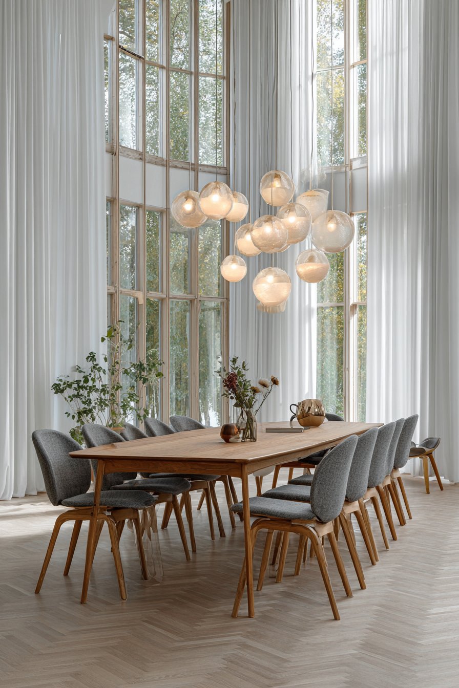 Long Family Table Generous Proportions