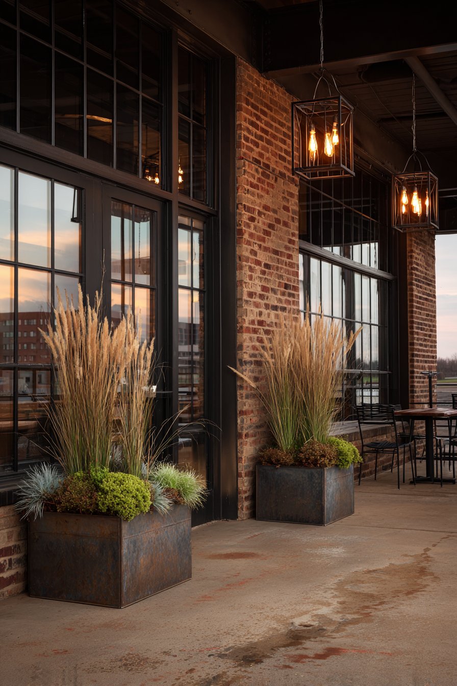 Industrial Exposed Brick and Steel