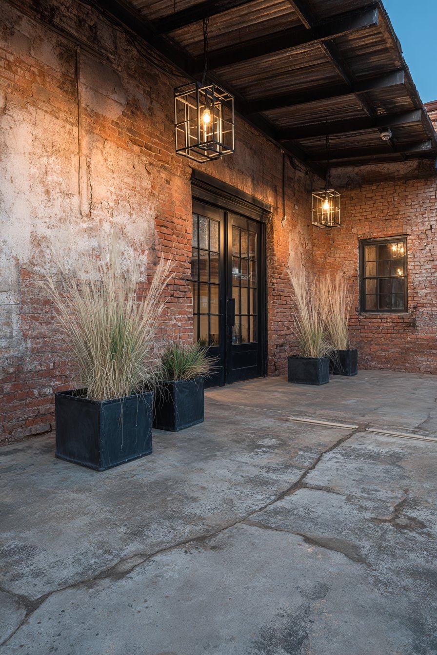 Industrial Exposed Brick and Steel