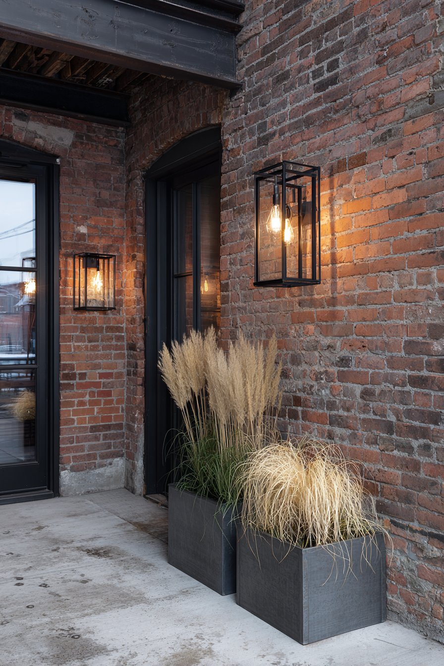 Industrial Exposed Brick and Steel