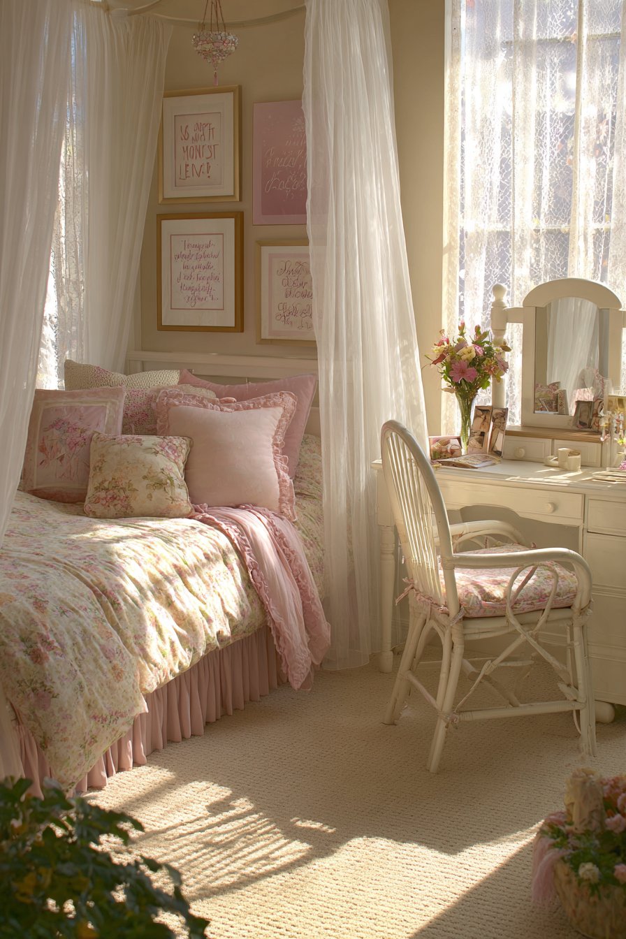 Romantic Canopy with Feminine Details