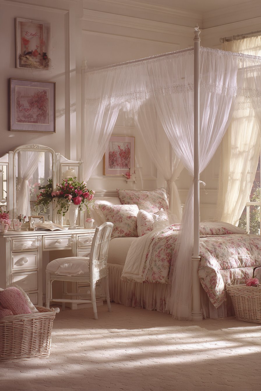 Romantic Canopy with Feminine Details