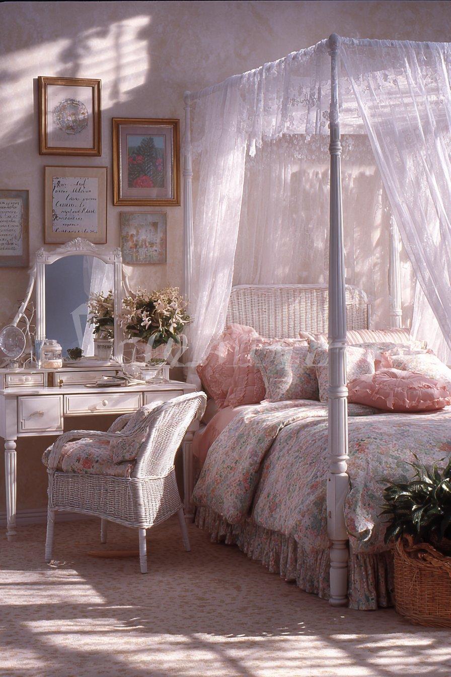 Romantic Canopy with Feminine Details