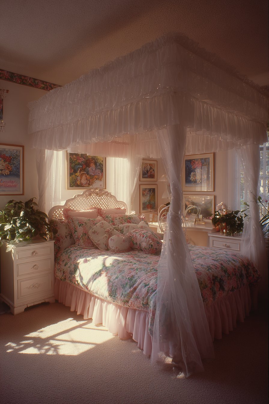 Romantic Canopy with Feminine Details