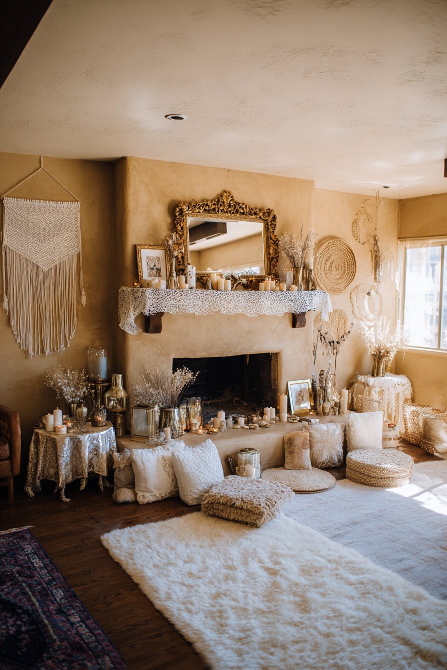  Fireplace Mantel Ritual Display