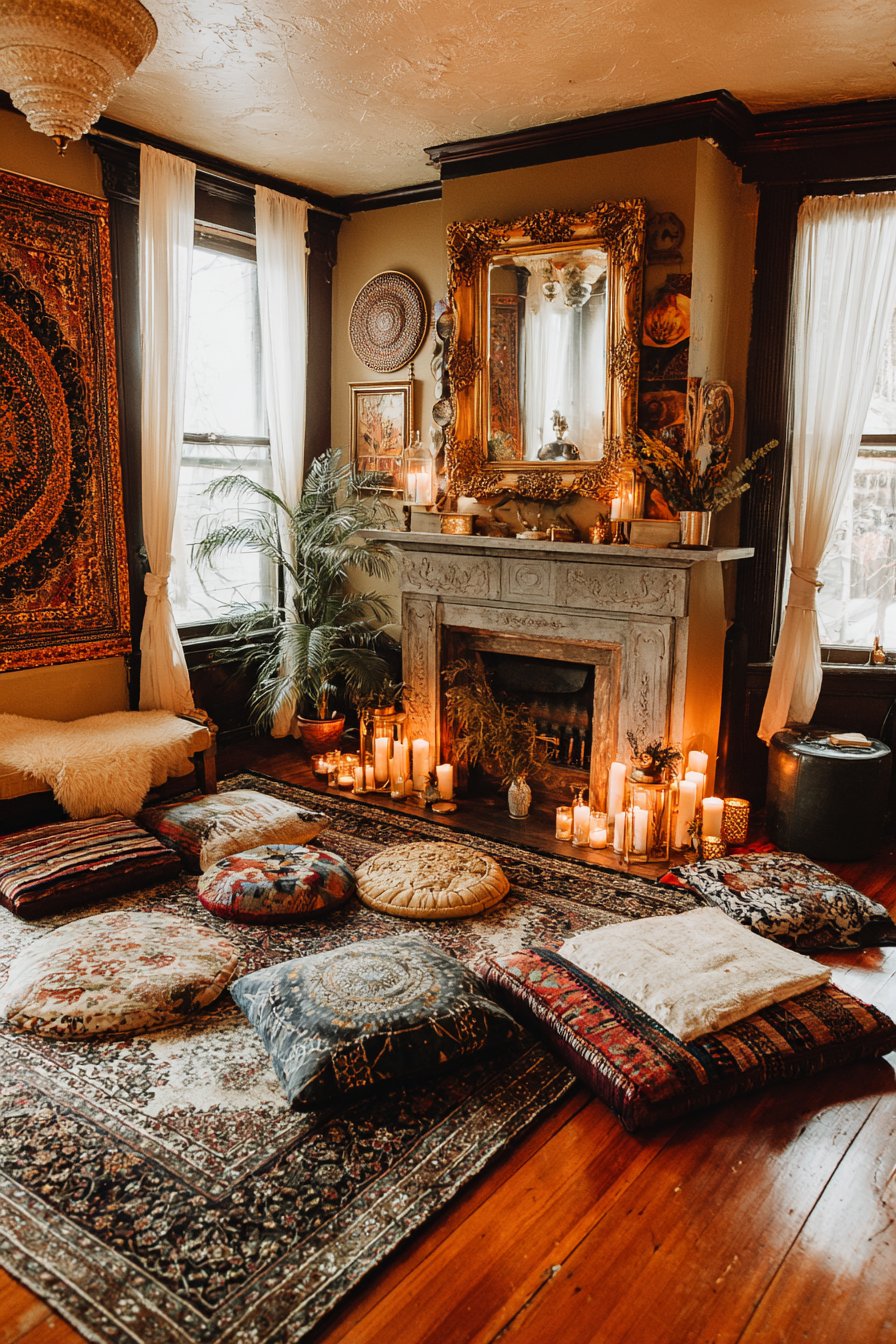  Fireplace Mantel Ritual Display