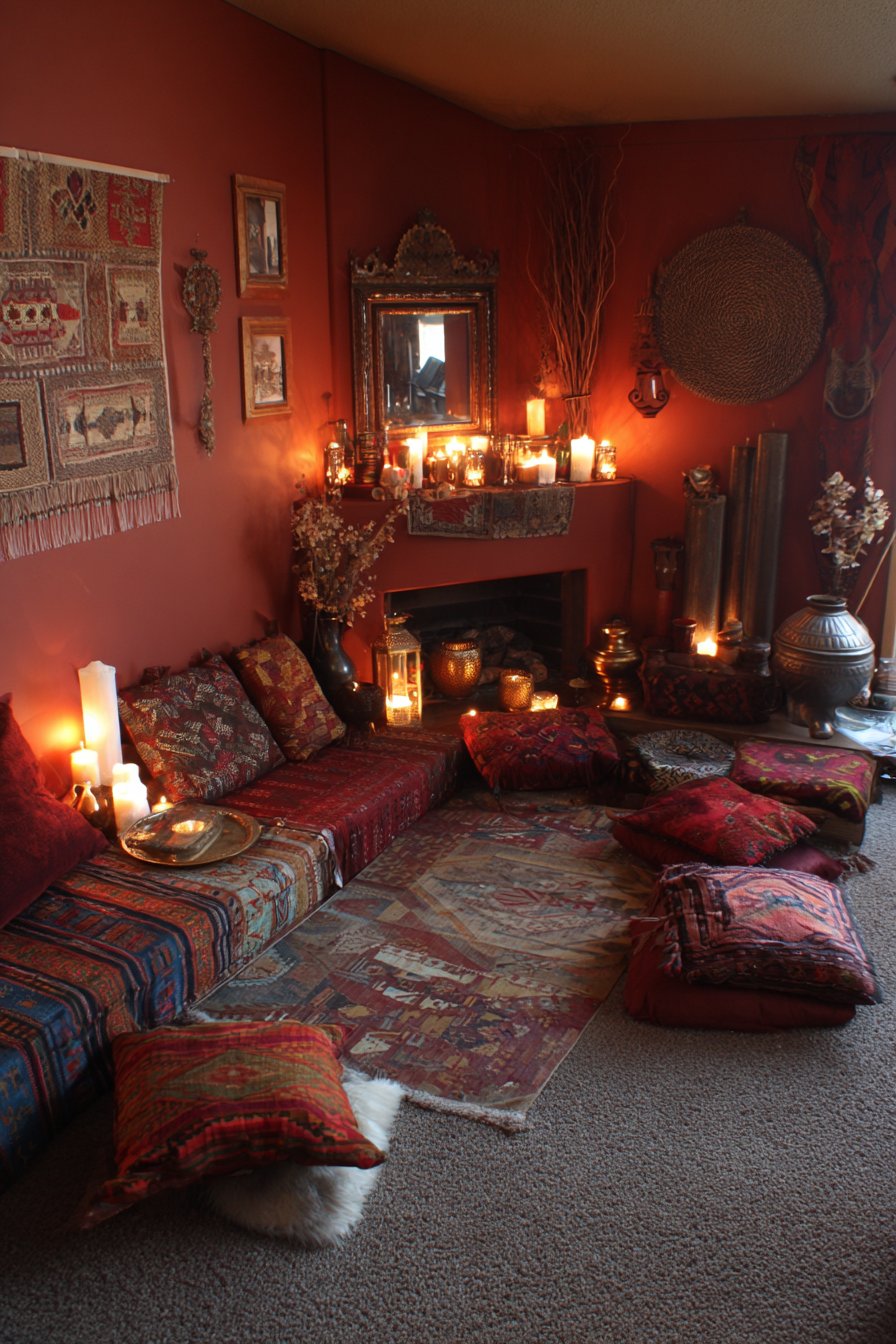  Fireplace Mantel Ritual Display