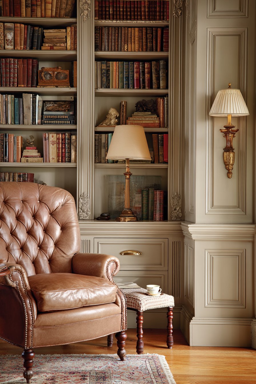  Floor-to-Ceiling Built-In Bookcases