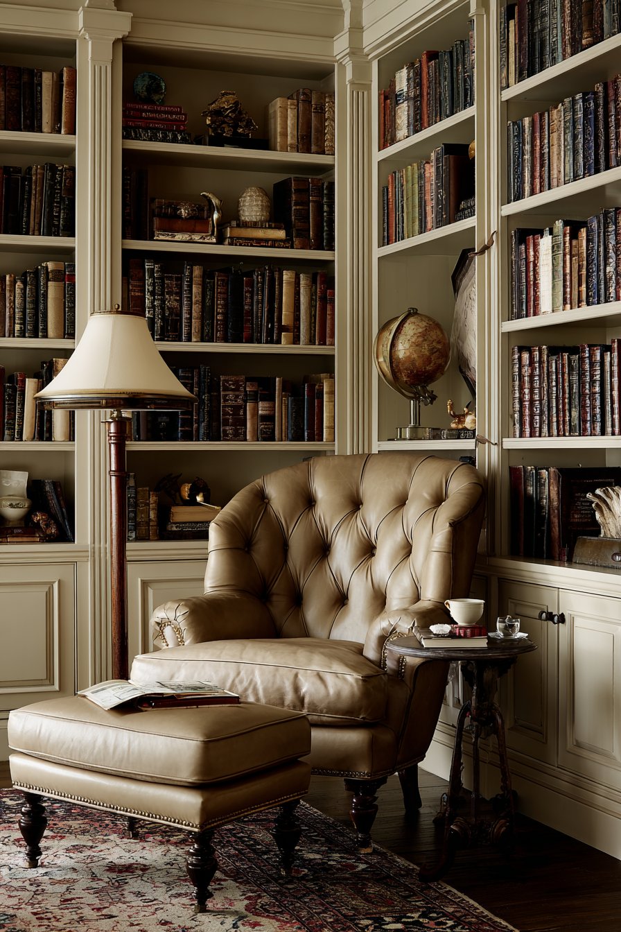  Floor-to-Ceiling Built-In Bookcases