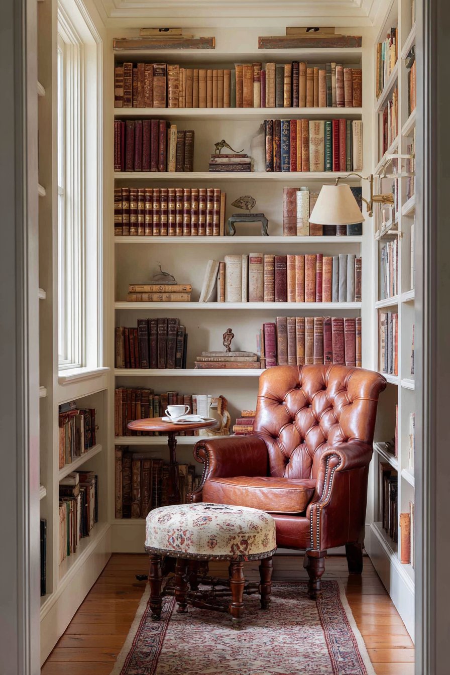  Floor-to-Ceiling Built-In Bookcases