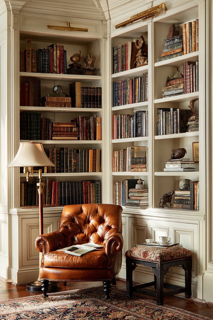  Floor-to-Ceiling Built-In Bookcases