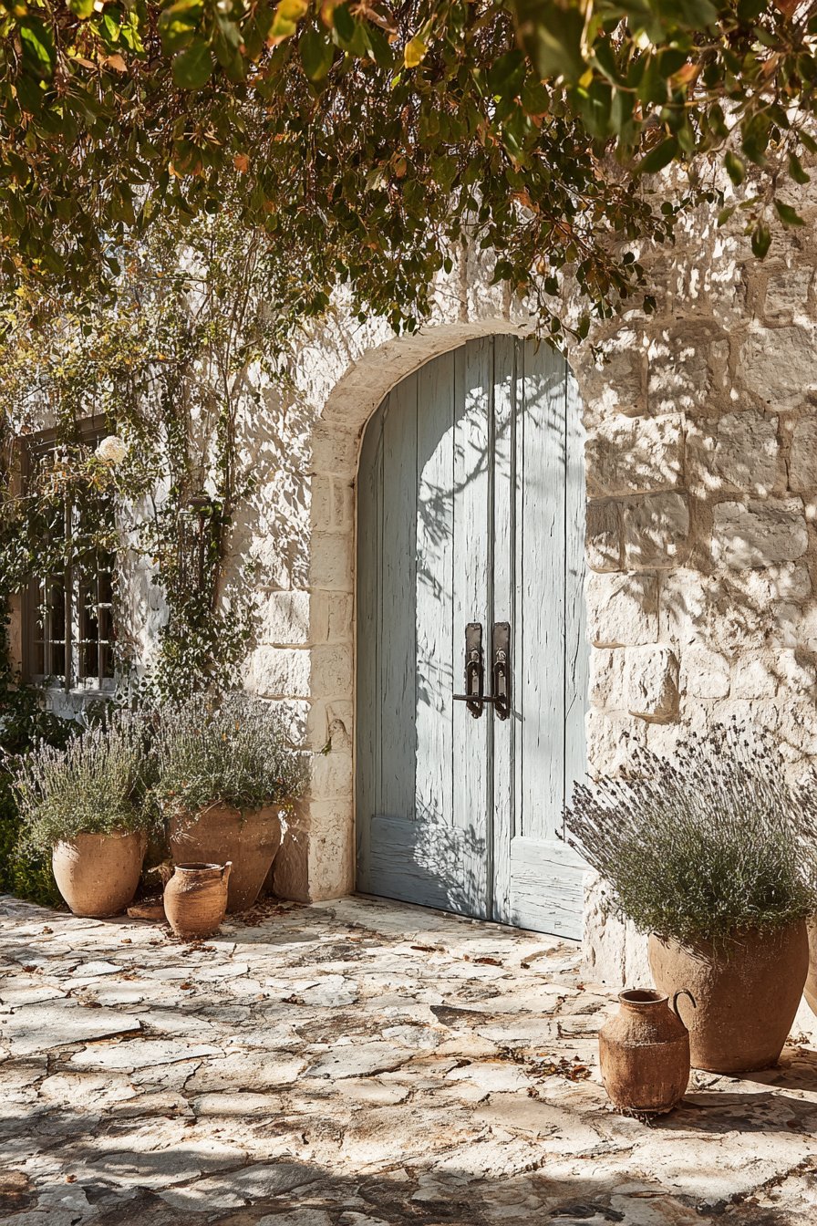 French Country Limestone and Lavender