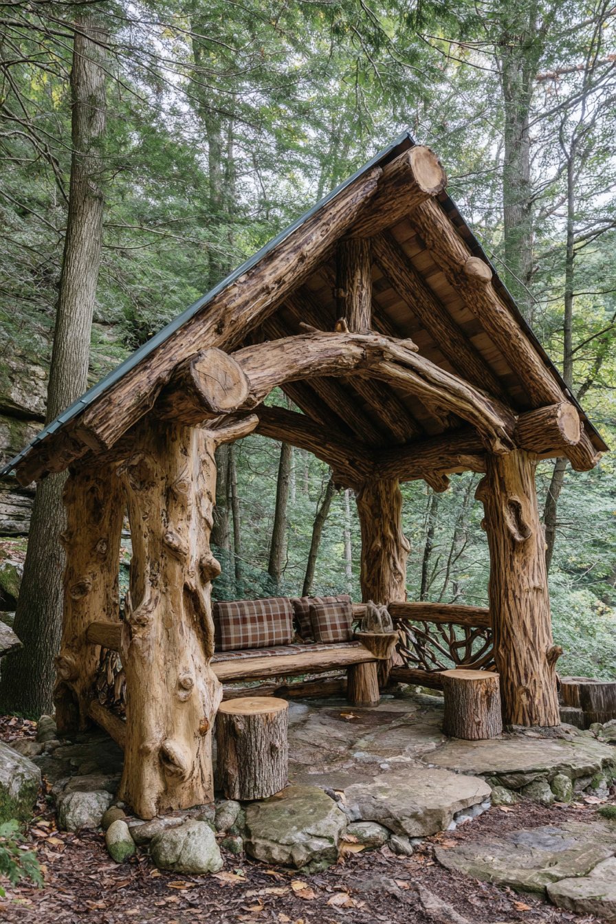  Adirondack Log Cabin Style