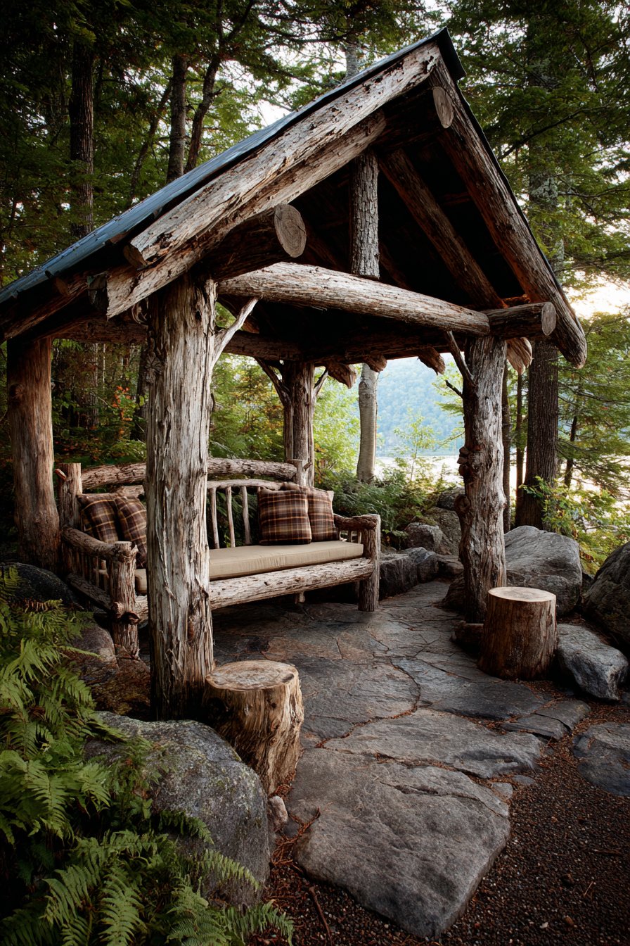  Adirondack Log Cabin Style