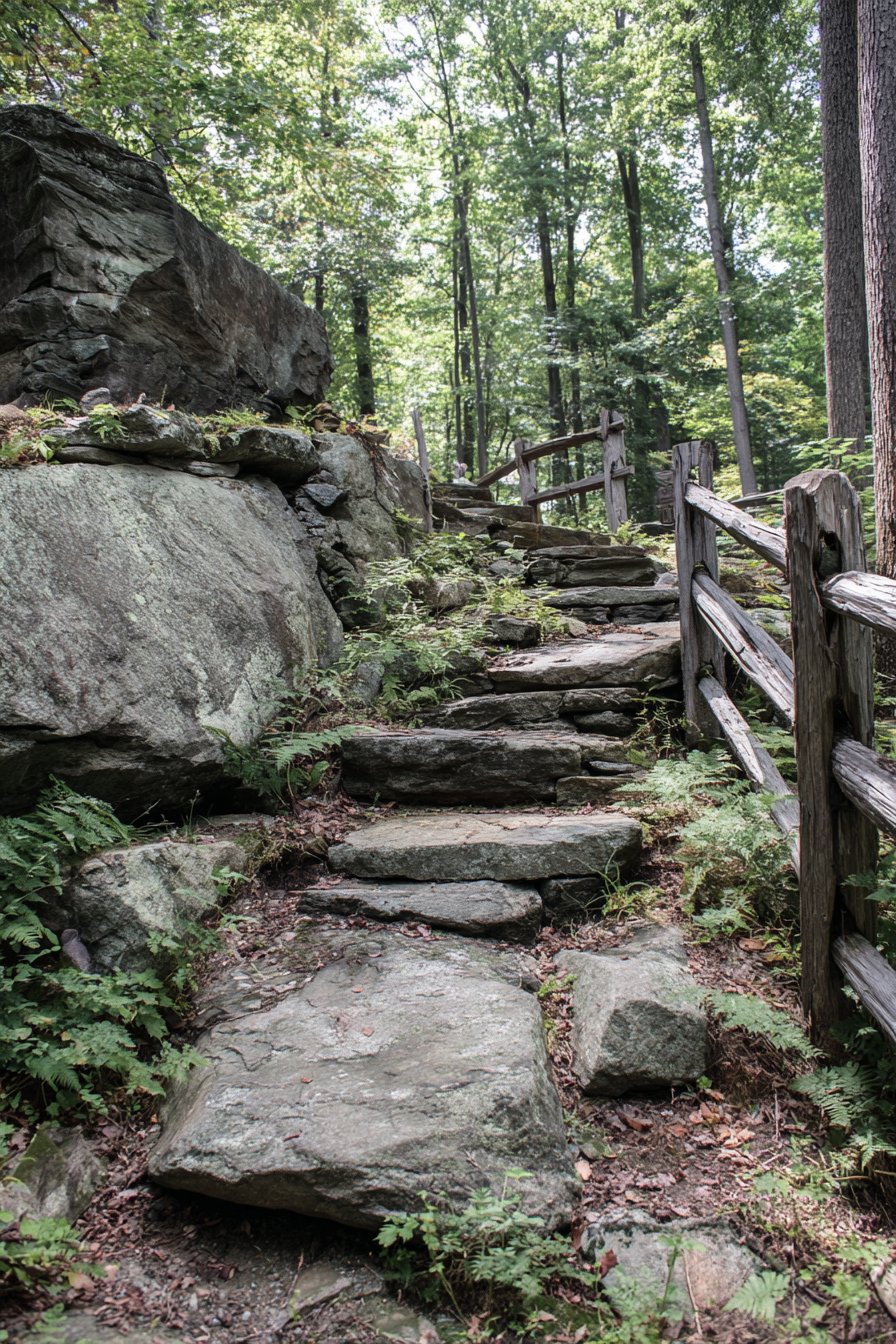 Woodland Natural Stone Slab Construction