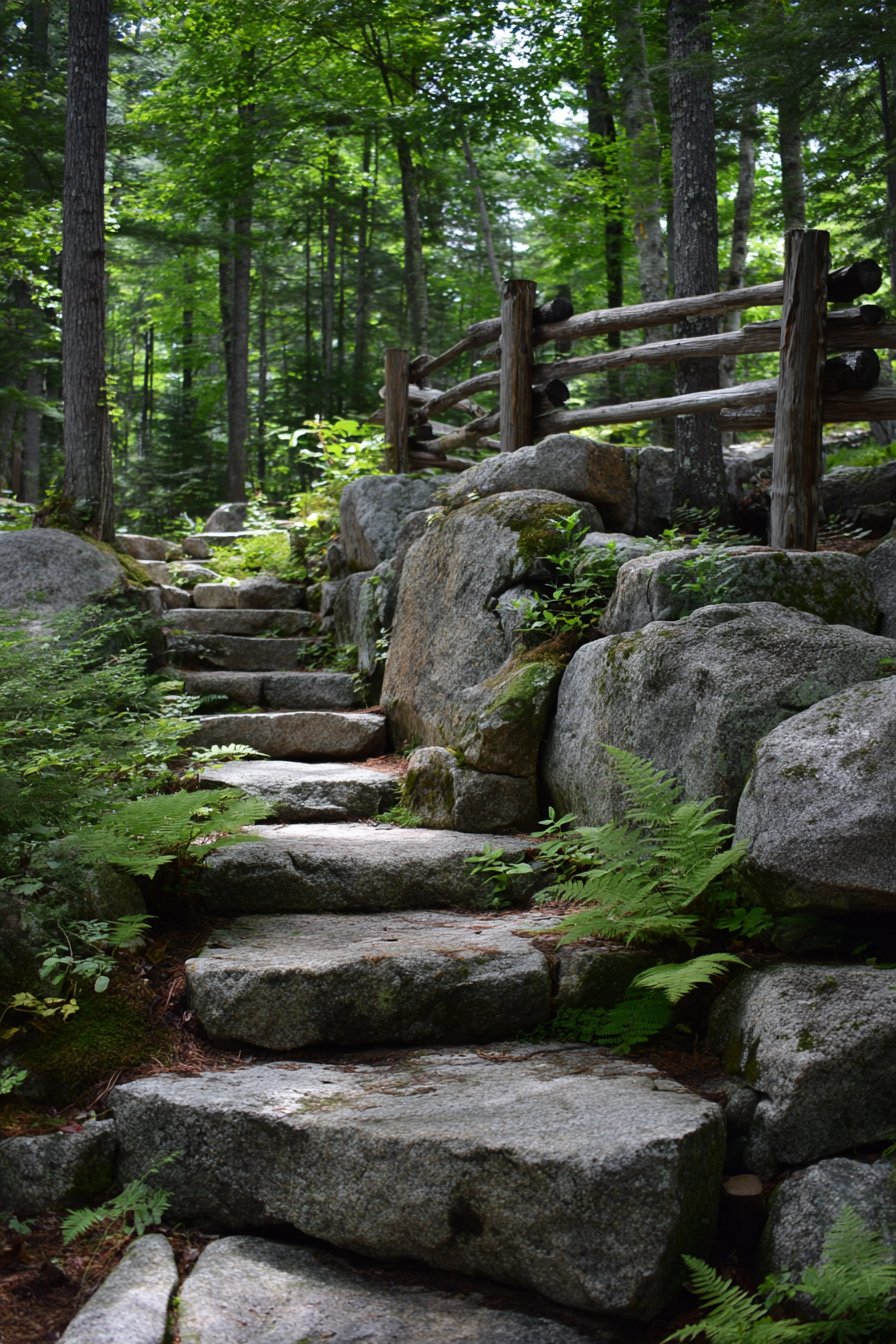 Woodland Natural Stone Slab Construction
