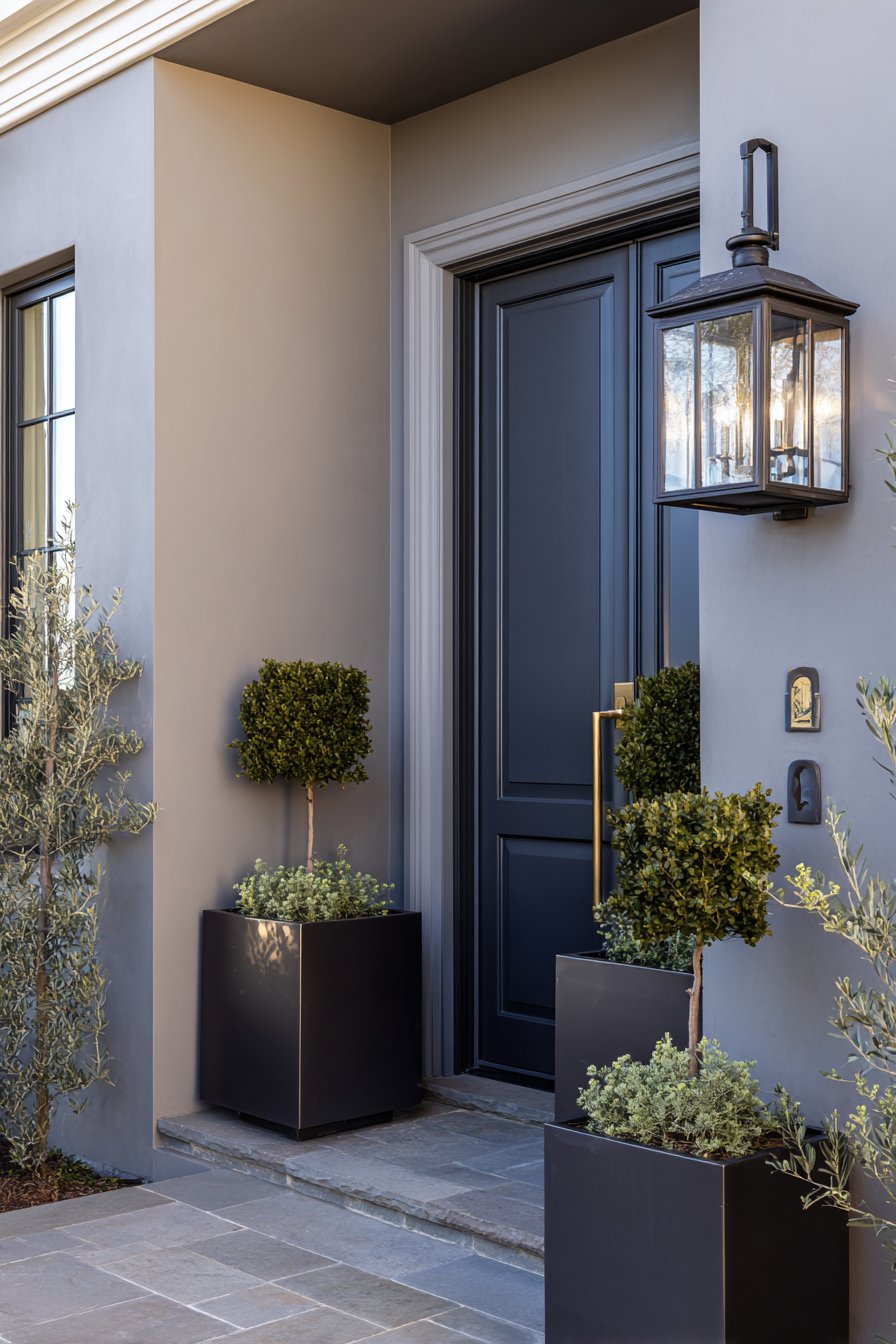 Transitional Charcoal Brass