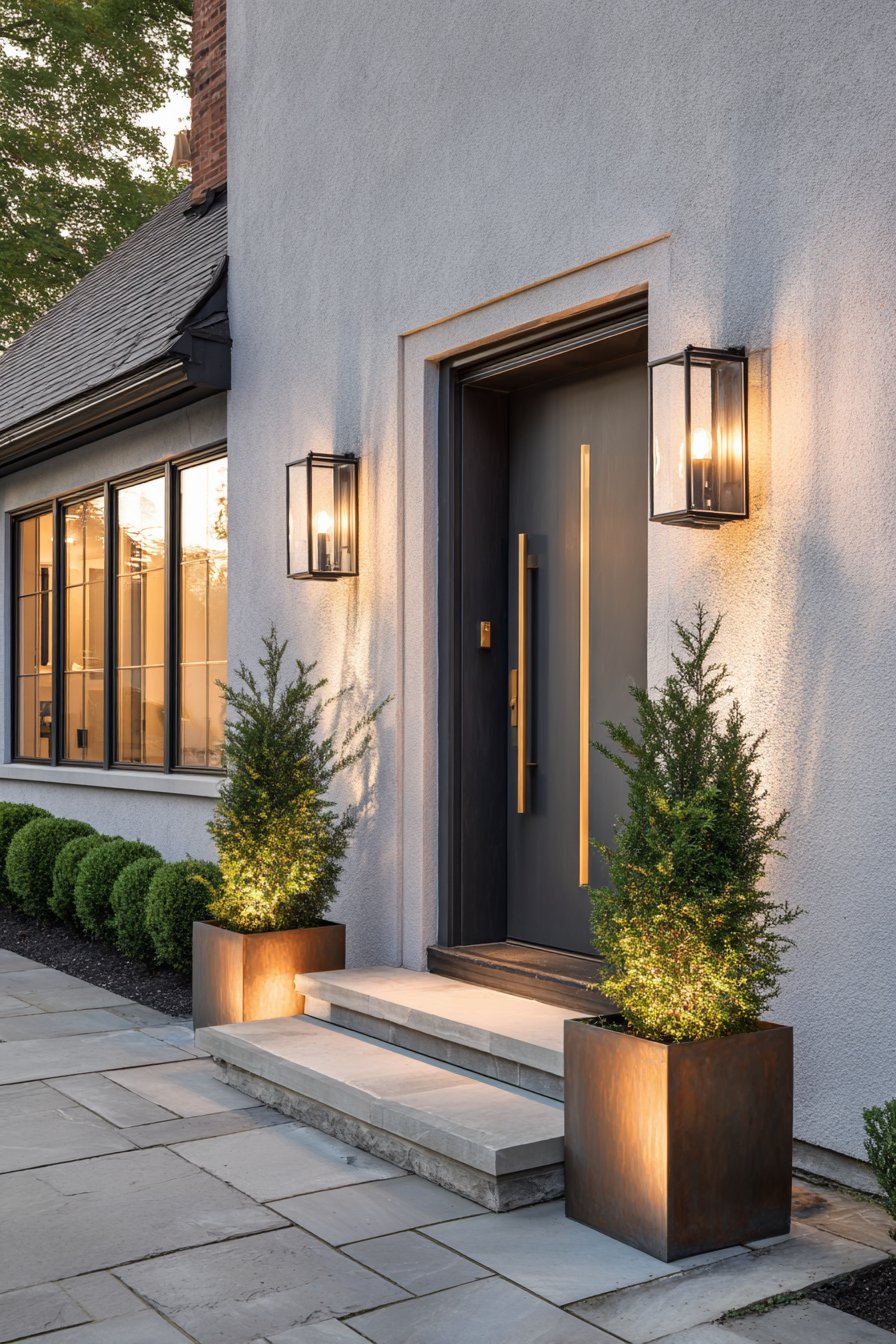 Transitional Charcoal Brass