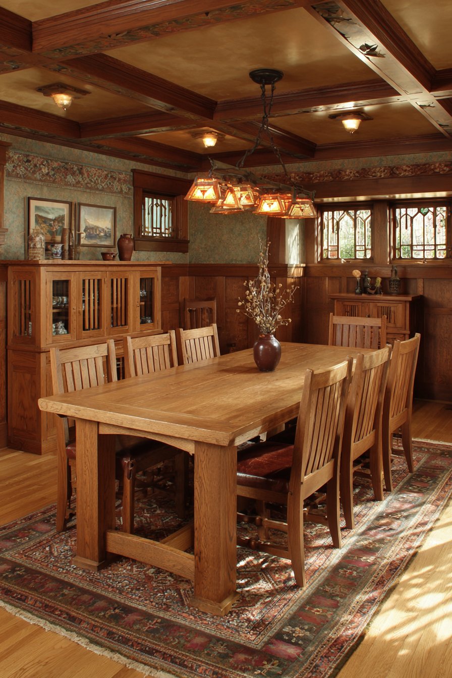 Quarter-Sawn Oak Arts and Crafts Character