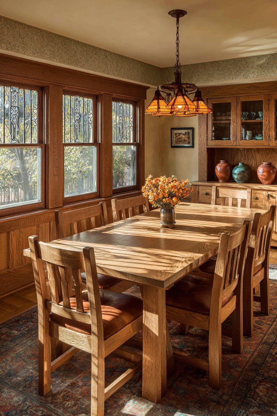 Quarter-Sawn Oak Arts and Crafts Character