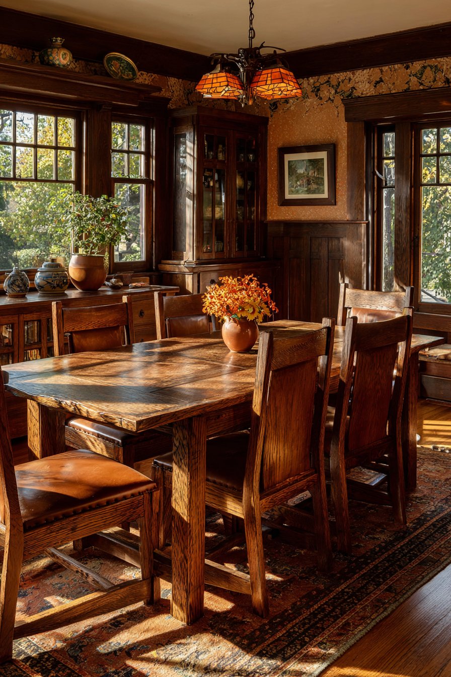 Quarter-Sawn Oak Arts and Crafts Character