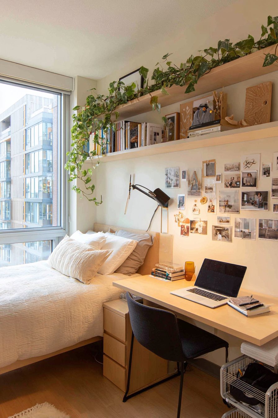 Floating Desk Space Efficiency