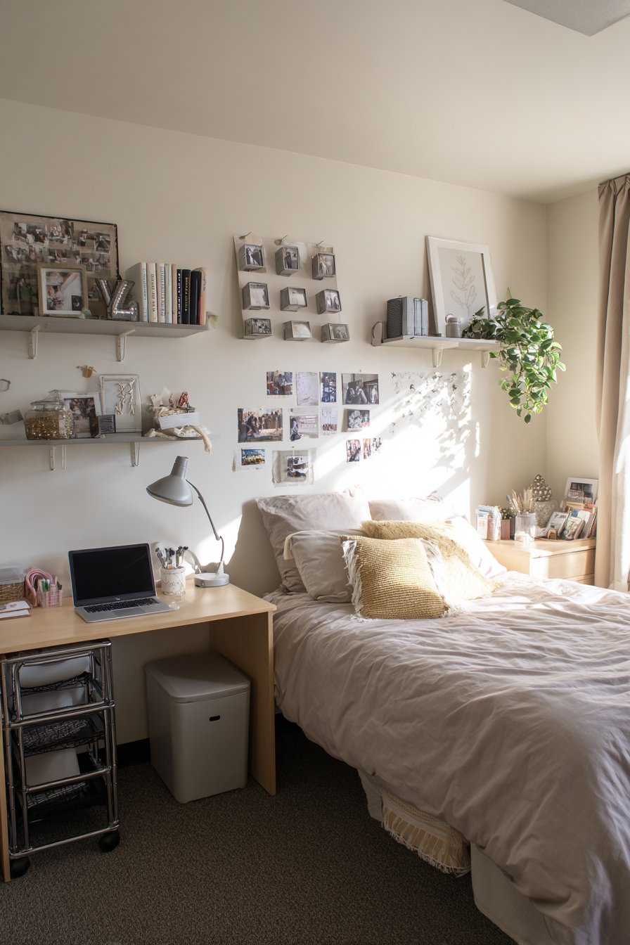 Floating Desk Space Efficiency
