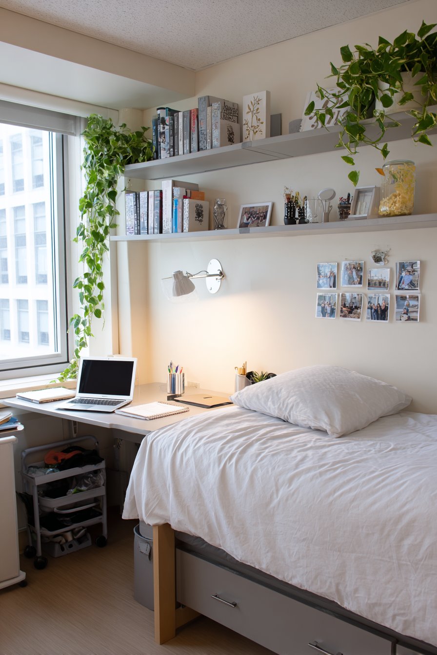 Floating Desk Space Efficiency