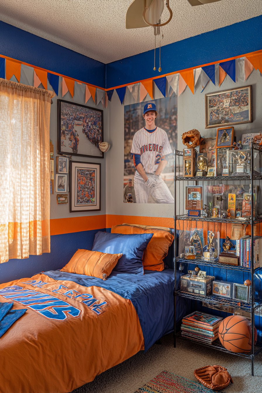 Sports Fan Dedication with Team Spirit