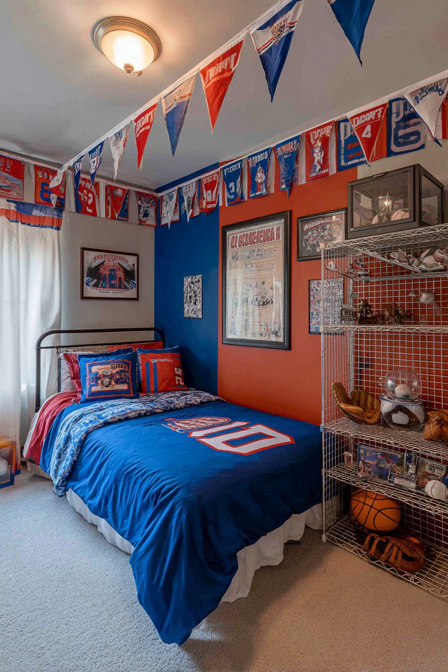 Sports Fan Dedication with Team Spirit