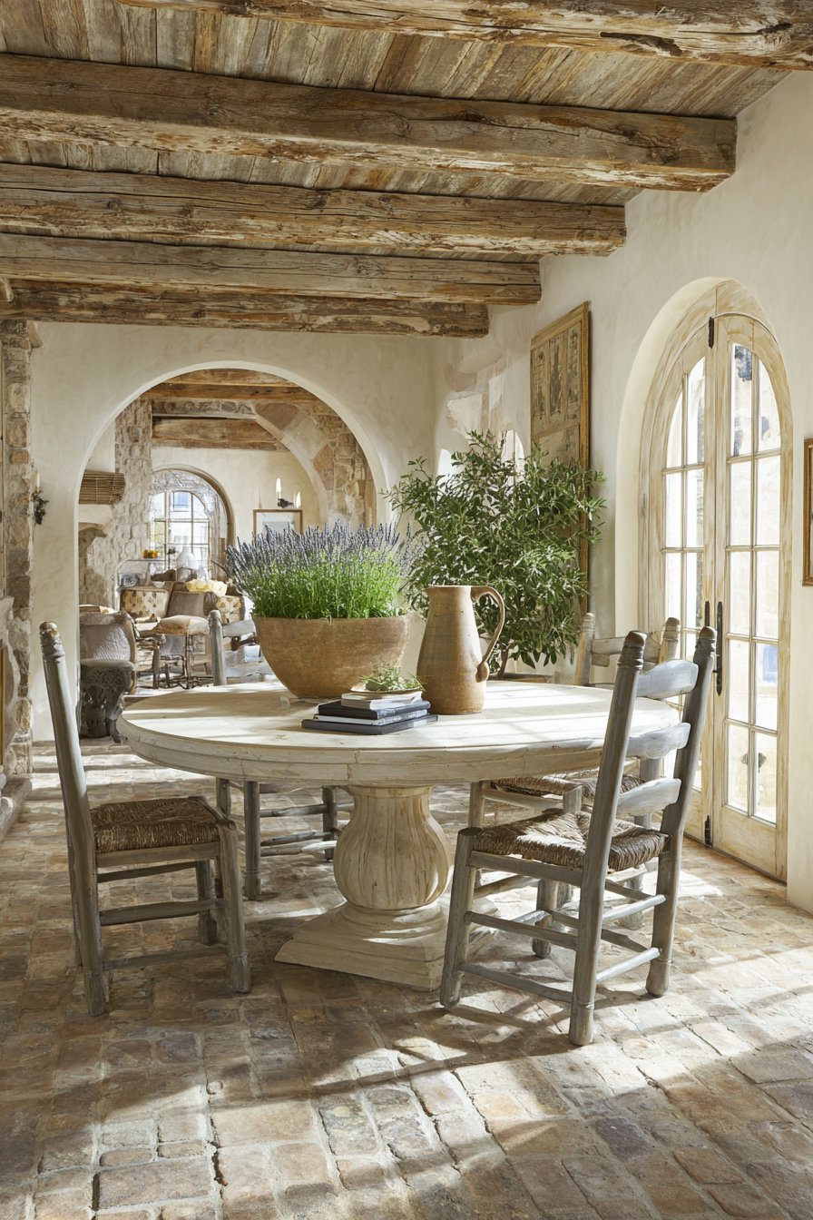 French Country Limestone Elegance