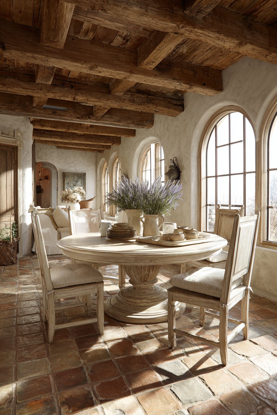 French Country Limestone Elegance