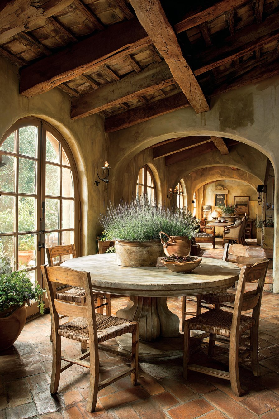 French Country Limestone Elegance