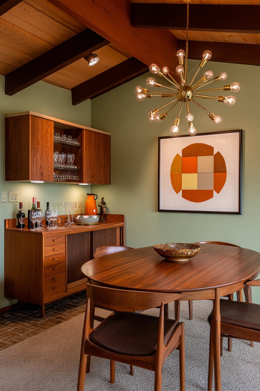 Mid-Century Modern Retro Appeal