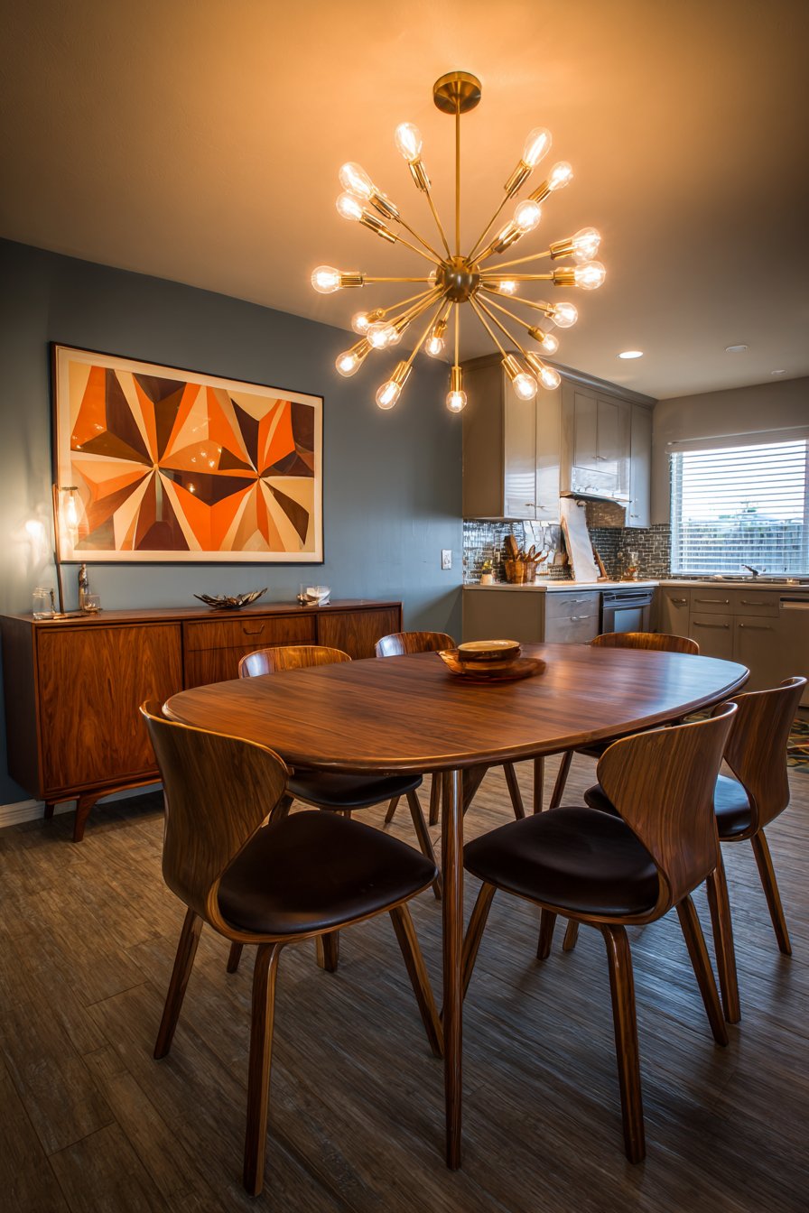 Mid-Century Modern Retro Appeal