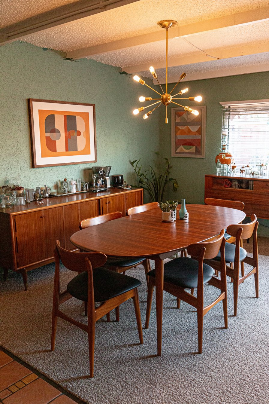 Mid-Century Modern Retro Appeal