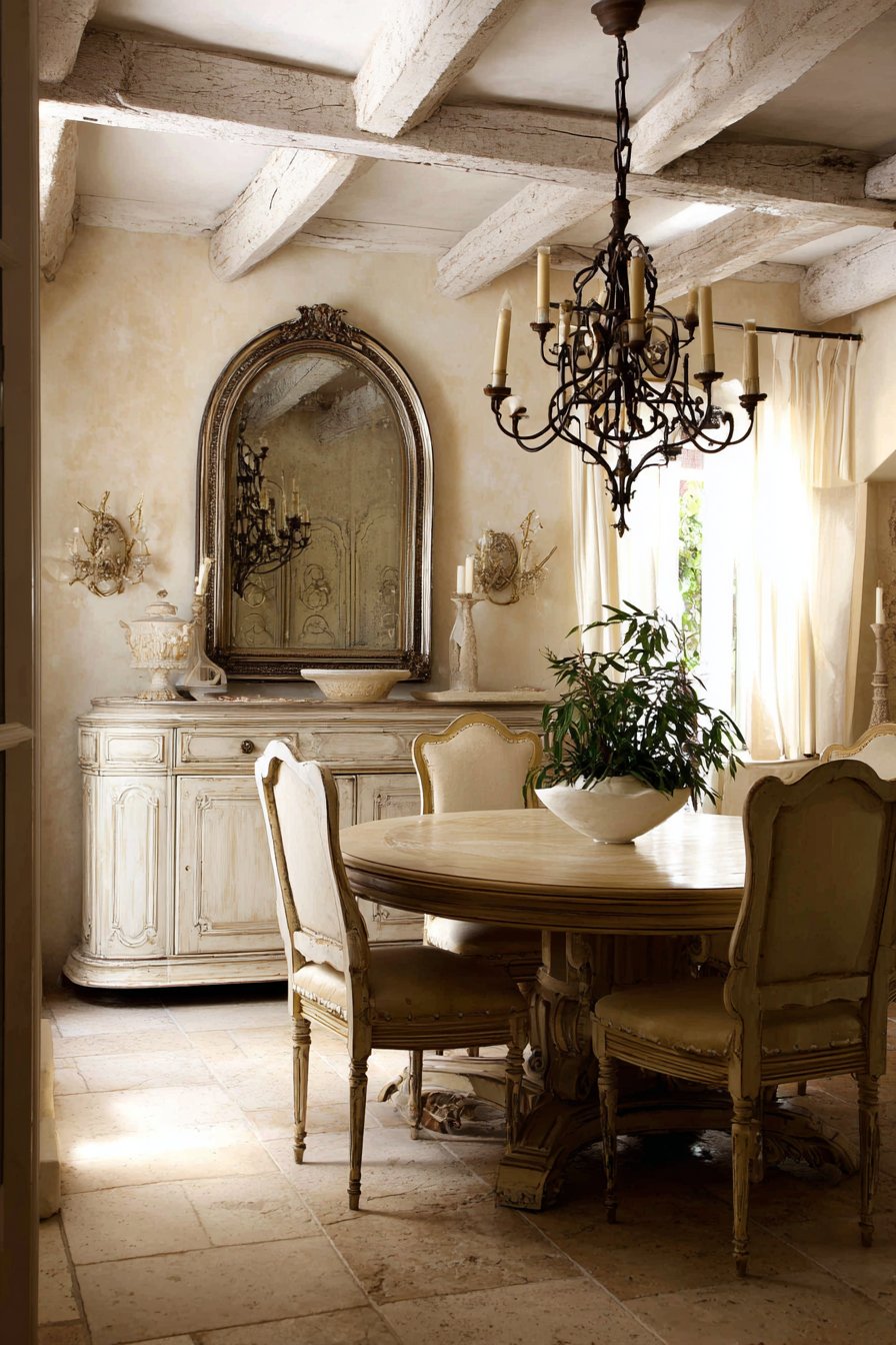 French Country Arched Mirror