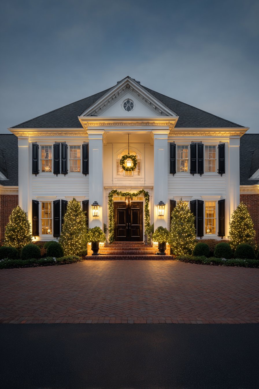 Traditional Colonial Symmetrical Formality