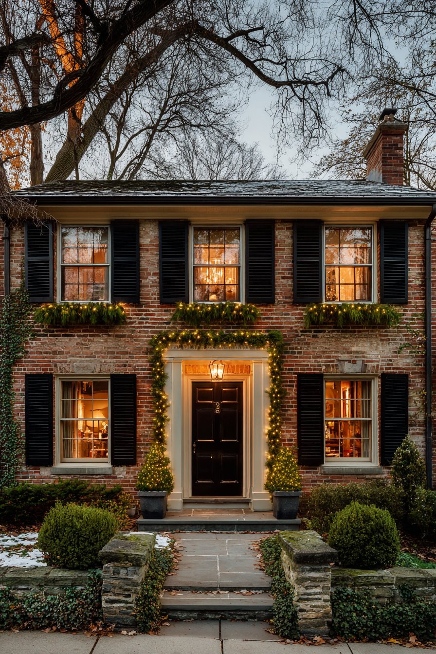 Traditional Colonial Symmetrical Formality