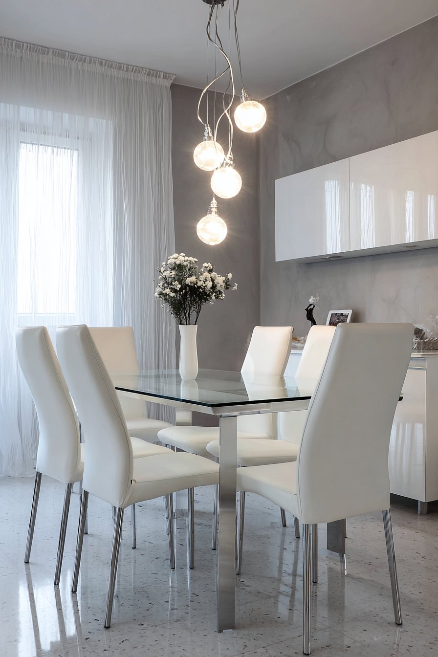 Sleek Glass Contemporary Minimalism