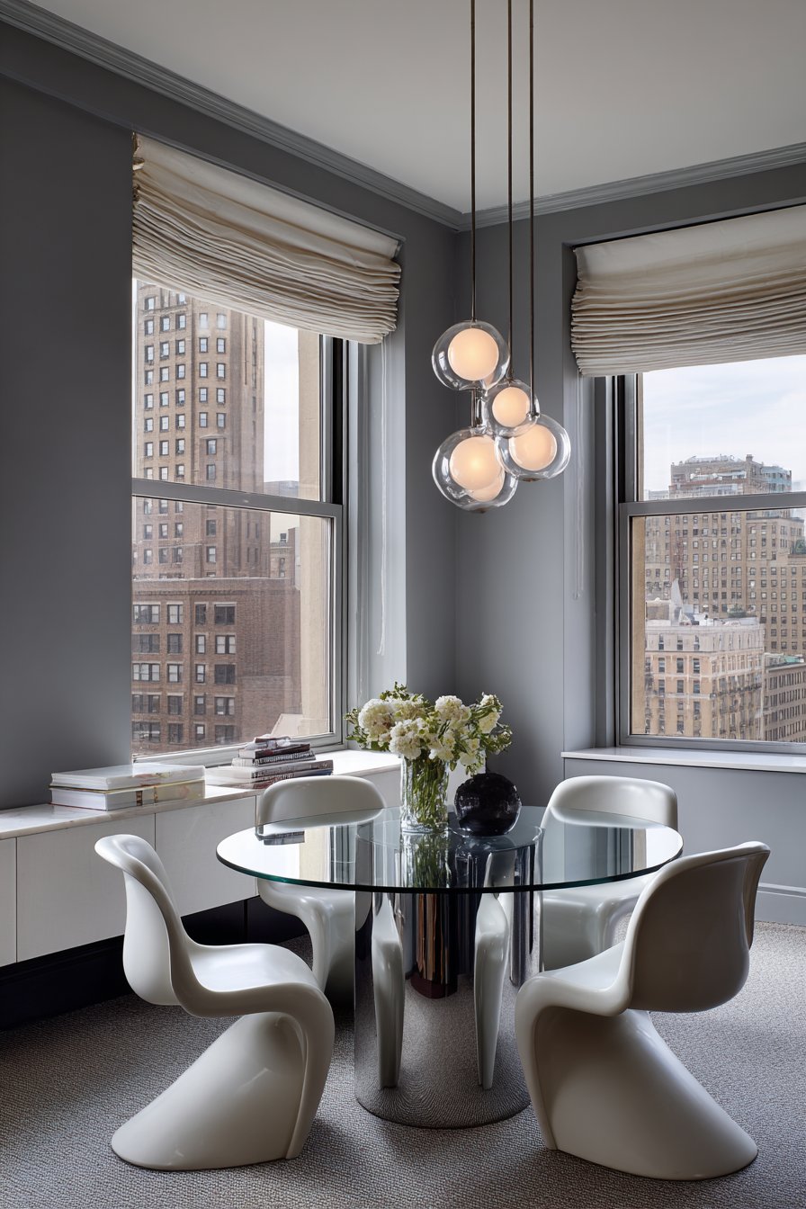 Sleek Glass Contemporary Minimalism