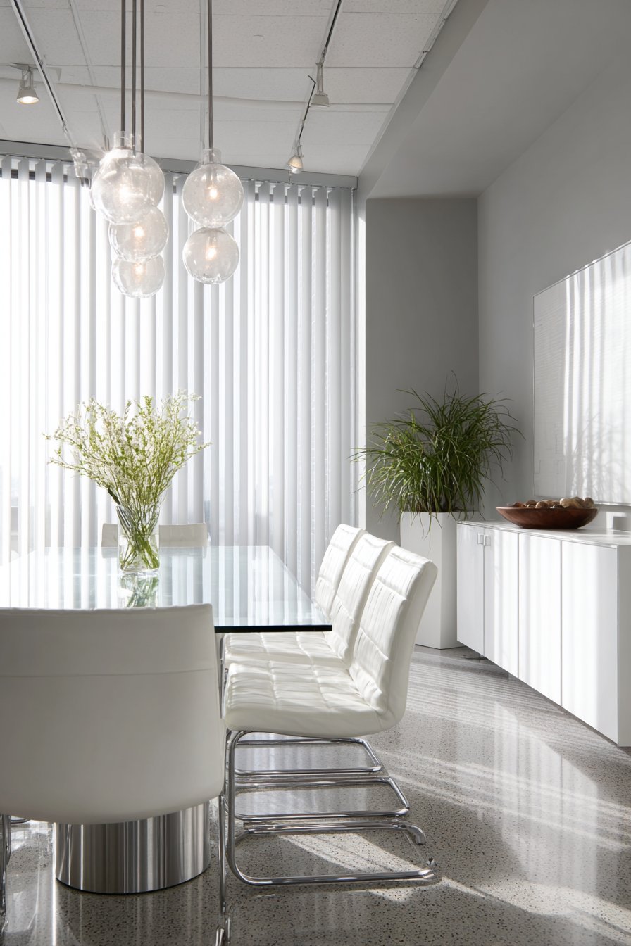 Sleek Glass Contemporary Minimalism