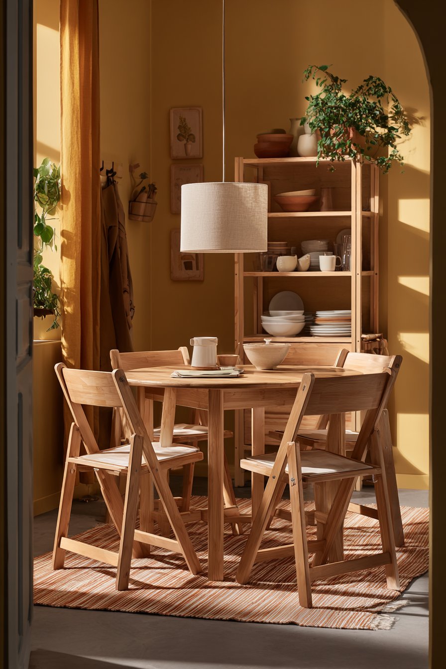 Adaptable Pine with Flexible Space Planning